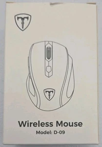 Eastern Times NEW Wireless Mouse D-09 USB Receiver Optical Sensor, Black - Picture 1 of 5