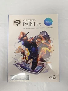CLIP STUDIO PAINT EX - Version 2 | Perpetual Lic. | Retail Packaging - WIN/MAC - Picture 1 of 4