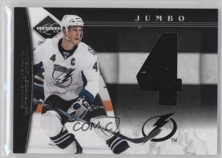 2011-12 Limited Jumbo Materials Jersey Numbers /49 Vincent Lecavalier #33 - Image 1 of 2