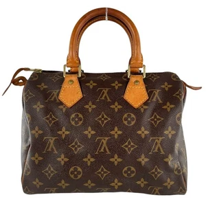 Bolso de Mano LOUIS VUITTON Speedy 25 Monograma M41528 Auténtico Usado con Llave Cadena - Imagen 1 de 10