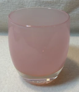 Glassybaby Pink Goodness Opaque Votive Hand Blown Candle Holder - Picture 1 of 6