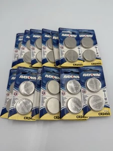 2 Pack Rayovac KECR2450-2A CR2450 2A, 3 Volt Lithium Batteries - Picture 1 of 3