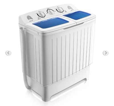 Portable Mini Twin Tub Washing Machine Spin Dryer (FP10729) - Image 1 of 4