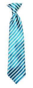 Boys Ties Clip On Ties Neck Ties Striped Toddler 2T-4T Kids 4-7 Boys 8-16 New - Picture 1 of 16