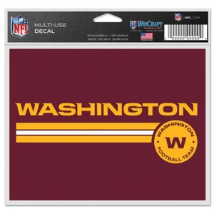 Washington Football Team Decal 5x6 Multi Use Color - Picture 1 of 1