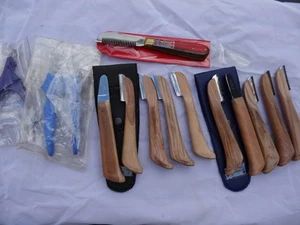DOG GROOMING Hair Coat Stripper Fur stripping Trimming knife/Knives_Right & Left - Picture 1 of 95