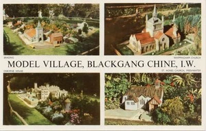 (ca89) Model Village Blackgang Chine Theme Park - Isle of Wight Postcard - Foto 1 di 2