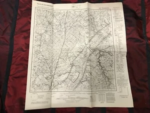 Map 1917 PRIWOLNOJE-No.1297-Neunassau-Привольное-Kaliningrad-Russia-WWI - Picture 1 of 4