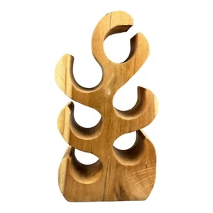 Weinständer Holz Teakholz 3 - 12 Flaschenständer XXL Weinregal von Tenhofen® - Bild 1 von 16