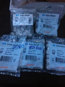 NEW 50 Piece Lot John Guest PI010821S 1/4” X 1/8” NPTF Push Fit Fittings Tube - Picture 1 of 5