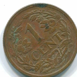 1 CENT 1968 NETHERLANDS ANTILLES Bronze Fish Colonial Coin #S10799C - Picture 1 of 3