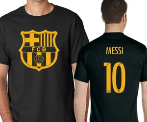 BARCELONA MESSI #10 camiseta fan jersey Lionel Leo FCB Greatest Ever S-6XL Tee - Imagen 1 de 11