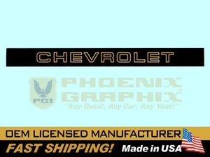 1988 1989 1990 1991 1992 1993 1994 CHEVROLET Stepside Truck Tailgate Name Decal - Picture 1 of 1