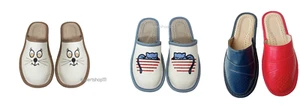 Leather Slippers for Women Ladies Size 3.5-7.5 Comfort Comfort Slip On HandMade - Picture 1 of 26