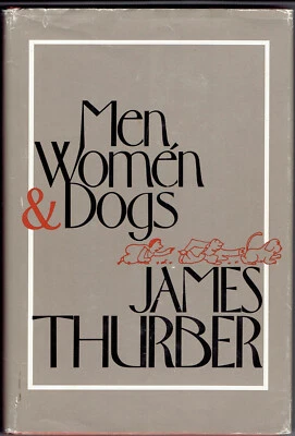 MEN, WOMEN & DOGS by James Thurber Hardcover Book Dust Jacket 1975 - Image 1 of 4
