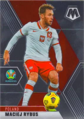 Maciej Rybus 2021 Panini Mosaic UEFA Euro 2020 Soccer Card #68 Poland Euro Cup - Image 1 of 2