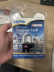 Cloudz TSA Kombi Gepäckschloss Konvolut + GFORCE TSA zugelassen Zahlenschloss rot - Bild 1 von 2