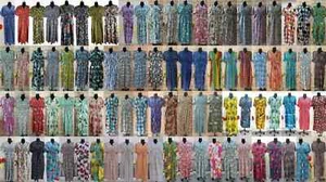 100 Pcs Lot of Indian Cotton Kimono Caftan Summer Night Dress Gown Bridal Kaftan - Picture 1 of 5