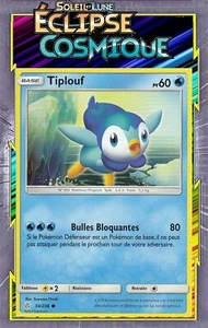 Tiplouf - SL12:Kosmische Finsternis - 54/236 - Neue Französische Pokemon Karte - Bild 1 von 1