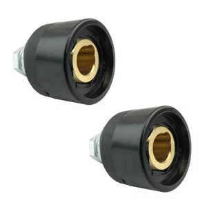 2 x Panel Socket Welding Cable Connector 35-50 DINSE 200-300 Amp PS3550 - Picture 1 of 6
