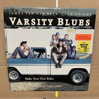 Varsity Blues (Laserdisc) WIDESCREEN LATE RELEASE JAMES VAN DER BEEK JON VOIGHT Foto 1 de 4