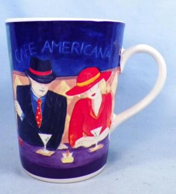 Taza Sango Café Americana 4911 Hombre Mujer En Mesa Bebidas Coloridas Foto 1 de 4