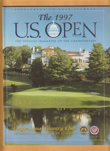 1997 U.S. Open Golf Program Ernie Els Congressional Bethesda Maryland B2 - Picture 1 of 2