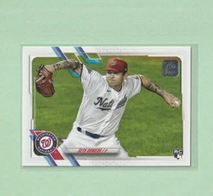 2021 Topps Update Series SETH ROMERO RC Wahington Nationals #US77 - Picture 1 of 2