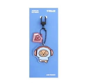 Line Friends Official Goods Treasure Truz MATETSU Acrylic Keyring NWT - Picture 1 of 2