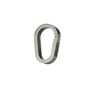 EDC Titanium Alloy Key Chain Carebiner Pendant Connector Buckle DIY Accessories - Picture 1 of 8