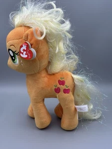 NEU Ty Sparkle My Little Pony Apple Jack 11 Zoll Plüschtier Stofftier Neu mit Etikett - Bild 1 von 9