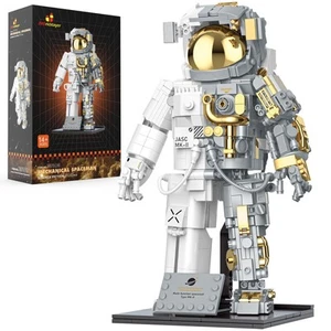JMBricklayer 70109 Kit Costruzione Astronauta Spaziale 899pz Figura Meccanica Oro - Foto 1 di 7
