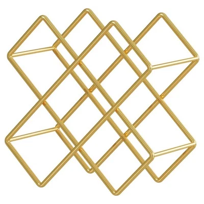 6 Bottle Countertop Metal Wine Rack for Cabinet, Pantry, Wine Bottle Storage - Image 1 of 4