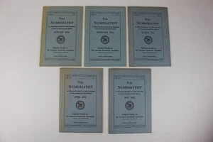 Jan-May 1932  5 Issues The Numismatist American Numismatic Association Monthly - Picture 1 of 8