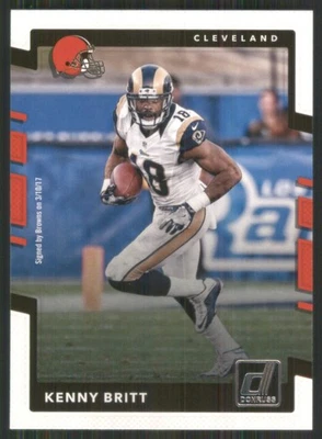2017 Donruss #81 Kenny Britt Cleveland Browns 50230 - Image 1 of 2