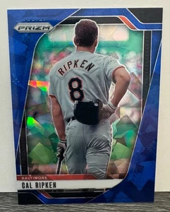 2025 Panini Prizm Baseball #123 Cal Ripken Cracked Blue Ice Parallel - Picture 1 of 2