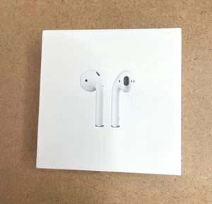GENUINE APPLE AIRPODS 2ND GENERATION A2032 A2031 A1602 EMPTY BOX ONLY & INSERTS - Picture 1 of 5