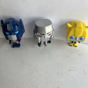 3 Funko Advent Pocket Pops Retro Toys Transformers 2 Inch Tall Mini - Picture 1 of 9