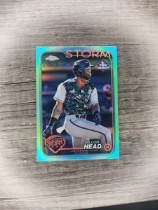 2024 Topps Pro Debut - Testa Dillon Cromata #PDC-25 Aqua Refractor /75 (RC) - Foto 1 di 2