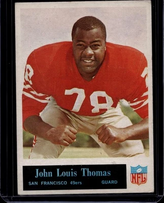 1965 Philadelphia Football Set Break #181 John Thomas, Ex - Image 1 of 2