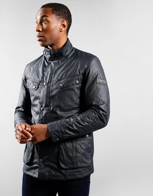 Barbour International Tourer Duke Wax Jacket Navy Mens Size M BNWT - Image 1 of 4