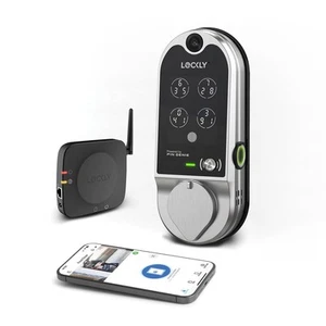 Lockly Vision Smrt Lock HD Videocitofono Serrature Intelligenti per Porta Anteriore Impronta Digitale - Foto 1 di 11