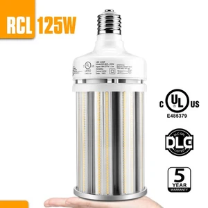 125W LED Corn Light Bulb Replace 600W MH HPS Outdoor Security Street Lighting UL - Picture 1 of 9