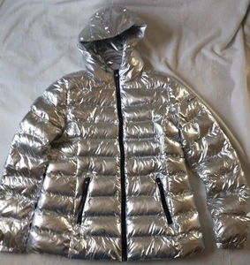 Y2K CHAMPION SILVER PUFFER JACKET.   TECH FILL.  Size X-Large - Picture 1 of 10