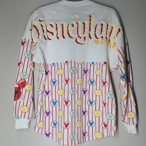 Camiseta deportiva 2021 Disney Park Disneyland Mickey Ear Balloon Popcorn Spirit talla XS - Imagen 1 de 7