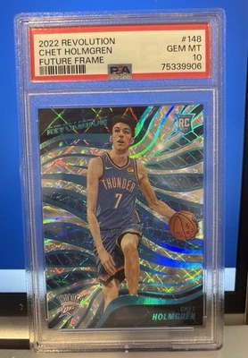 Chet Holmgren 2022-23 Panini Revolution #148 SSP Rookie Impact /60 OKC Thunder - Image 1 of 2
