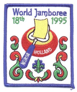 Patch contingente 1995 World Scout Jamboree NORVEGIA / NORGE SCOUTS & GIRL GUIDE - Foto 1 di 1