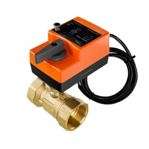 Juego de grifos de bola de motor FSA latón 1 1/2" 24V CC tuerca latón - Imagen 1 de 7