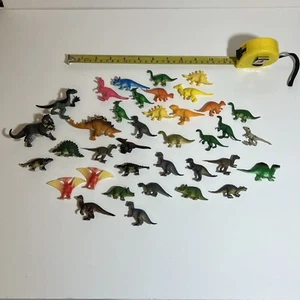 Unbranded Generic Dinosaur Small Plastic Figures Toy Lot of (37) - Picture 1 of 7