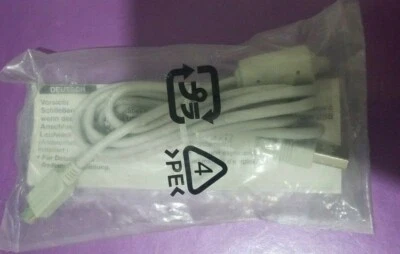 New 5ft USB to Mini USB Cable for Canon PowerShot EOS Sony Alpha Cell Phone - Image 1 of 2